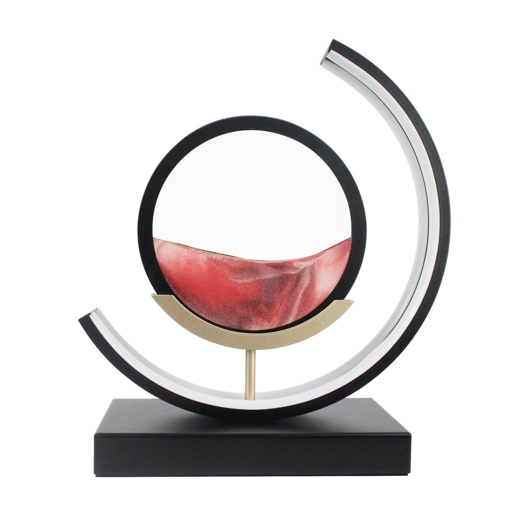 Snugly moving sand art LED lamp, another angle